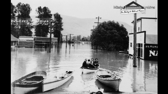 1948 Flood, Dewdney BC